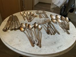 Besteckset versilbert 38teilig, Mix & Match