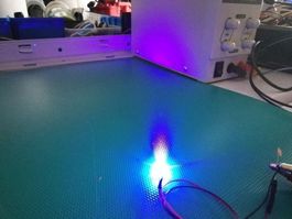 LED 5mm verkabelt, 12V DC, UV