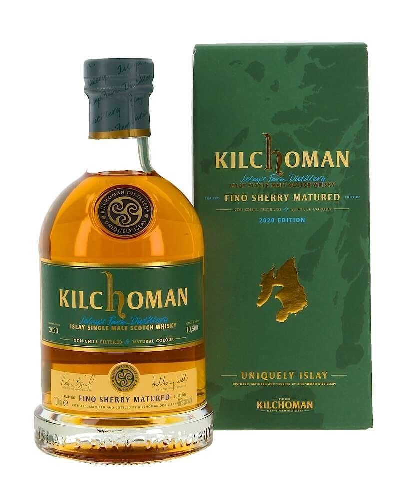Kilchoman Spirituosen: Kilchoman Fino Sherry Matured – Neu und originalverpackt aus Deitingen von Gold-Delikatessen