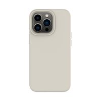 White, iPhone 15 PLUS, Liquid Silicone Phone Case