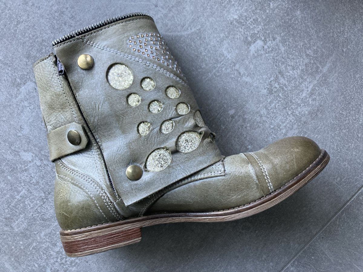 Scarpe da donna: D & A LEDER - STIEFELETTEN 2 in 1 / NEU – Nuovo (secondo la descrizione) da Nidfurn venduto da cejeisda 1