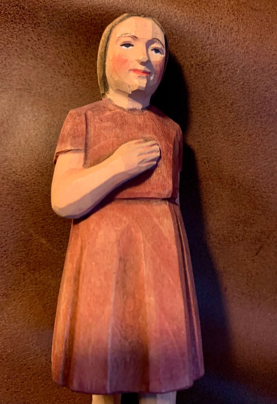 Figurines: Huggler Brienz, schreitendes Mädchen, Holz, Krippenfigur – D'occasion à Kloten par petrol5555 2