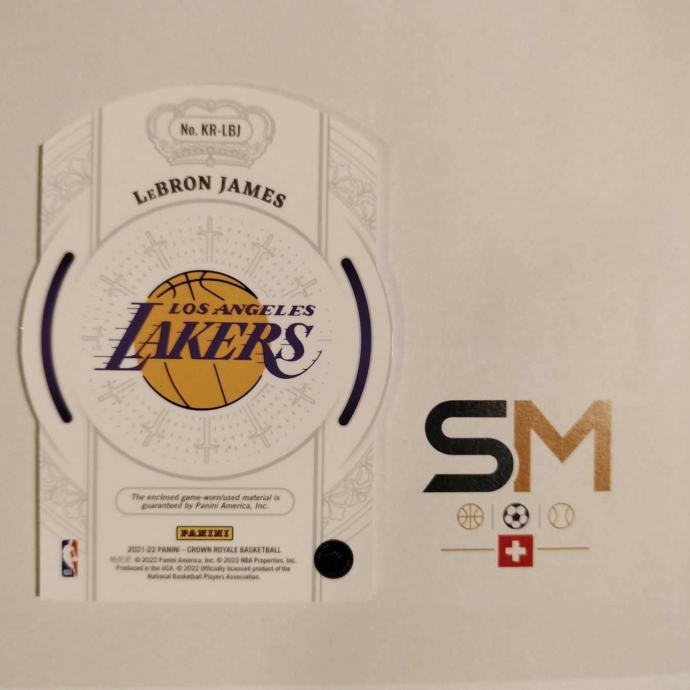 Panini Carte collezionabili: LeBron James Crown Royale Game-Worn Jersey – Nuovo (secondo la descrizione) da Bern venduto da SportsMemos 3