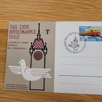 Document Journée du timbres Tag Briefmarke Baden 1962
