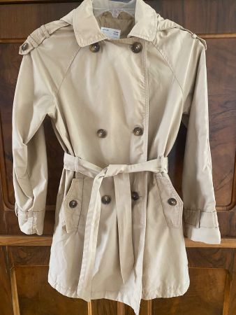 Trenchcoat/Jacke/Mantel - Zara Gr. 140/10 Jahre beige