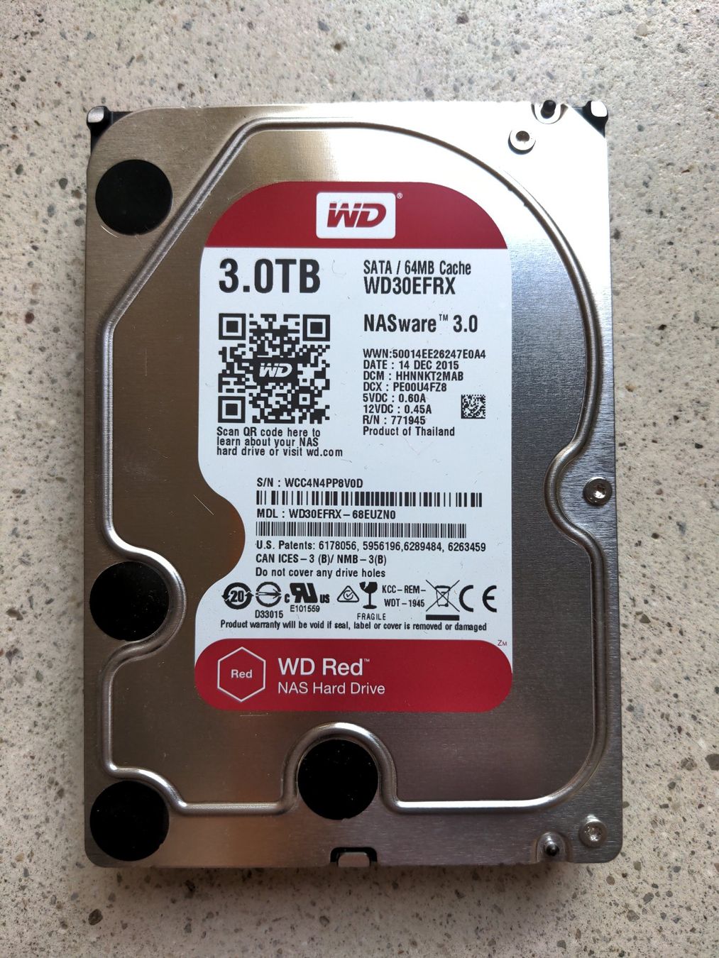 Western Digital Dischi rigidi: WD Red 3TB – Usato da Zürich venduto da Kundigundi