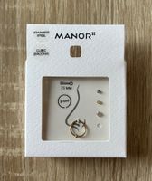 NEU Manor Nasenpiercing Set 🤍 Gold/Silber, Edelstahl - OVP!