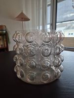 Bubble Vase Glas rosa