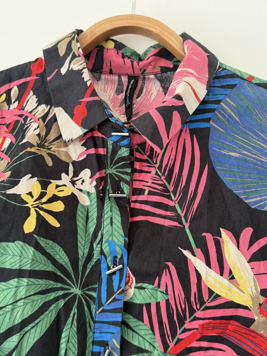 Stradivarius Camicette: Bluse mit Blumenmuster von Stradivarius, L – Nuovo (secondo la descrizione) da Basel venduto da zukk_ 5