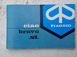 Wartungshandbuch PIAGGIO Ciao, Bravo, Si,  wie neu