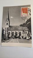 1966 FDC Maximumkarte Pfarrkirche Vaduz