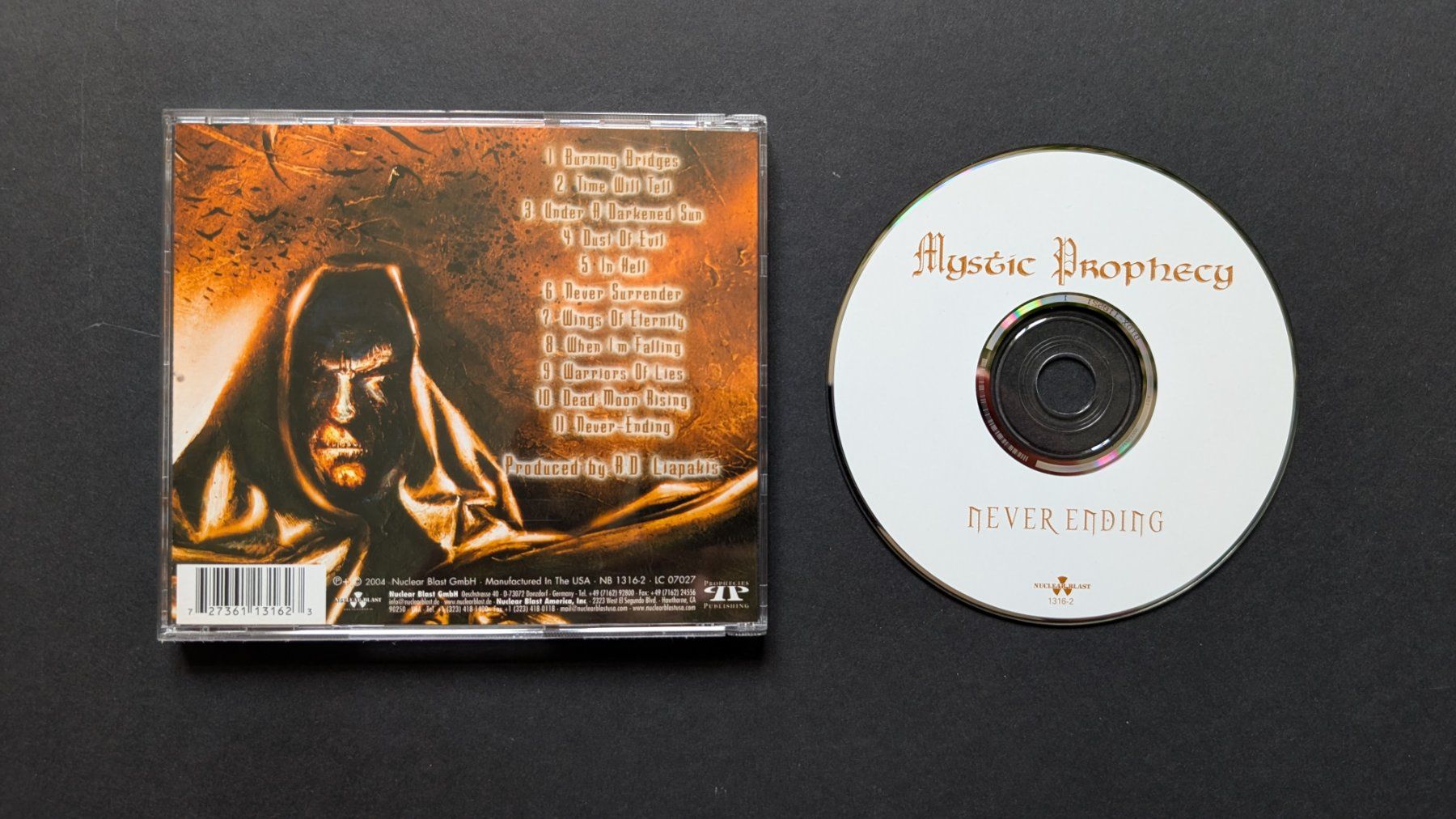 CDs: Mystic Prophecy | Never Ending | CD – Gebraucht aus Bottmingen von dan_c5wb 1