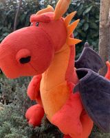 NICI Echasse Dragon rouge 35 cm