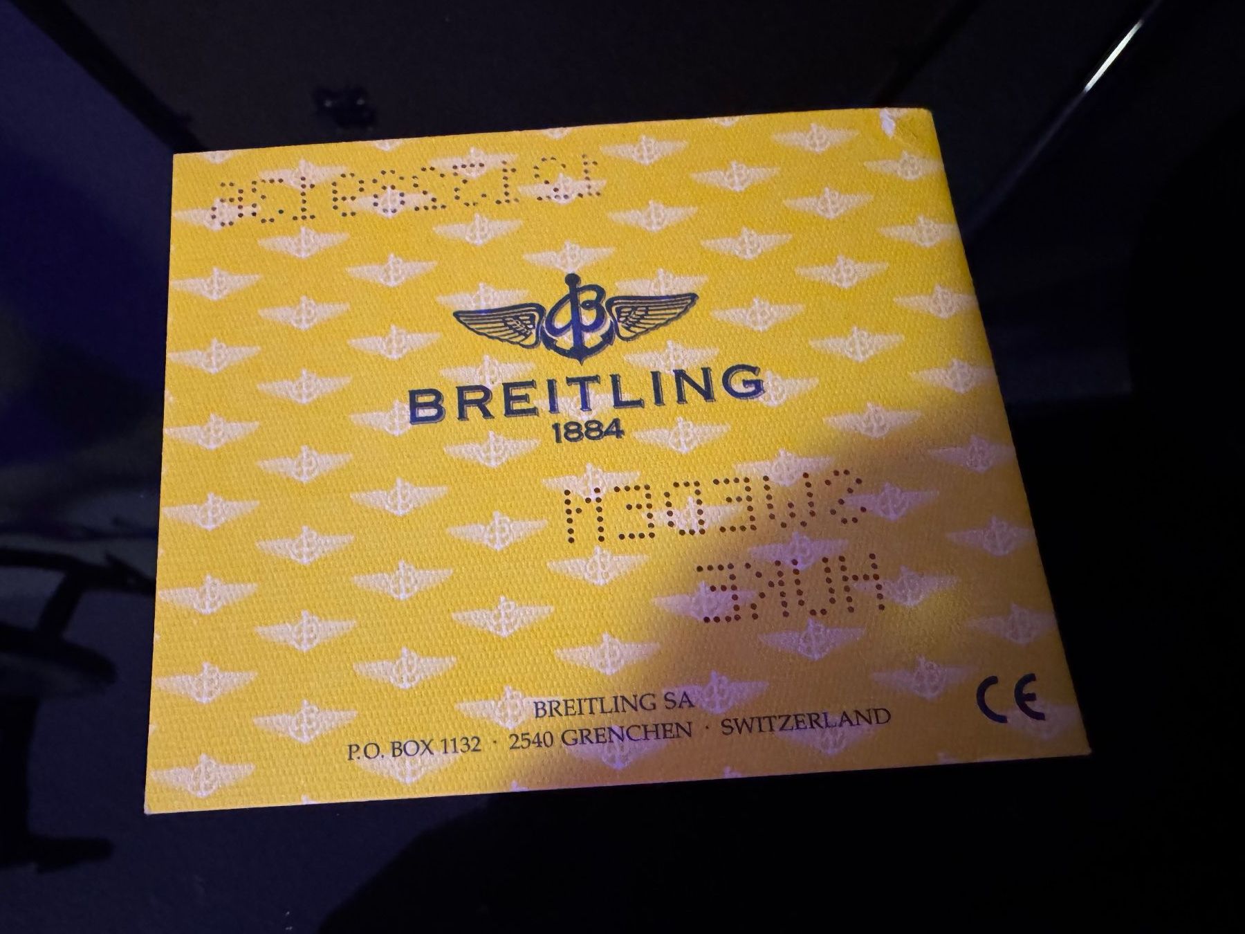 Breitling Orologi: Breitling Warranty Manual aus 1999 – Usato da Rüti ZH venduto da Oldexplorer 3