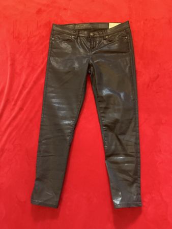 AllSaints Lederhose look beschichtet, Grösse 28