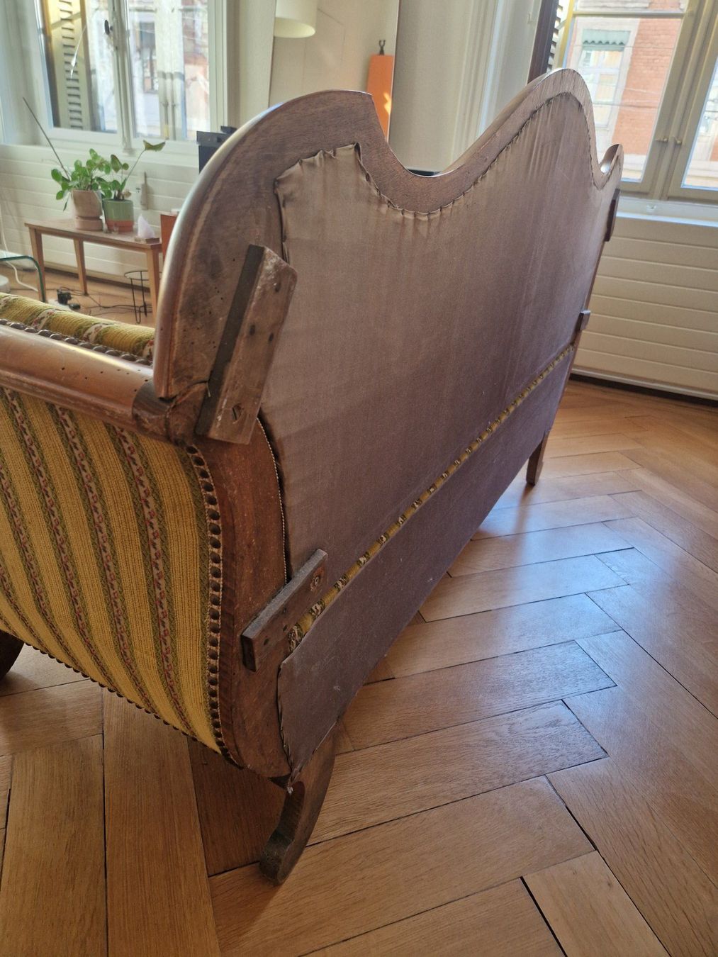 Sofas: Antikes Biedermeier-Sofa, grün, gebraucht – Gebraucht aus Basel von ari_8d57 3