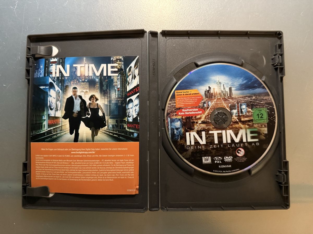 Alle DVDs: In Time mit Justin Timberlake – Gebraucht aus Oberried Brienz von Chyara 2