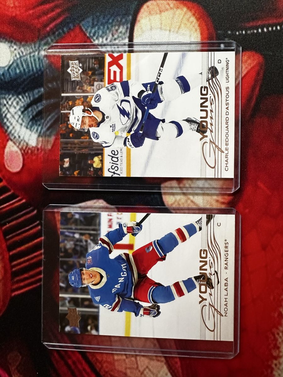 NHL Carte collezionabili: 2 NHL Young Guns Sammelkarten – Nuovo (secondo la descrizione) da Bremgarten b. Bern venduto da sisec17
