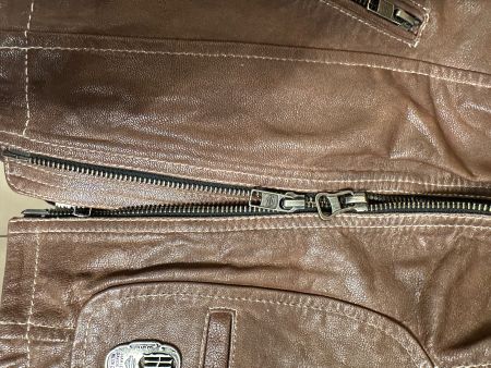 Harley Davidson Veste en cuir marron