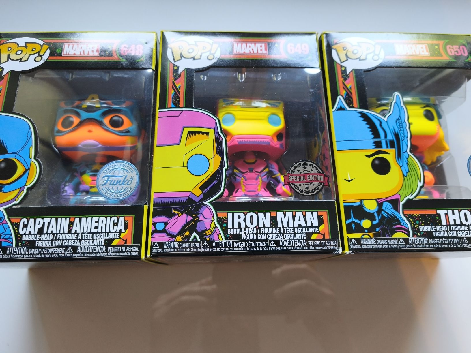 Funko Statuette: Funko Pop Marvel 648, 649, 650 ab 1 Fr – Nuovo (secondo la descrizione) da Rüfenacht BE venduto da Morfius 1