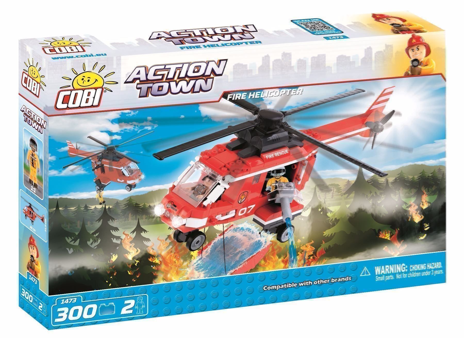 Cobi Baukästen: FEUER HELIKOPTER Cobi Bausatz Model 1473 – Neu und originalverpackt aus Amden von Zeitraum 1