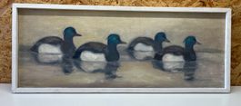 Gemälde mit Enten von MAX MATSCHER 1980.     (ID M370)