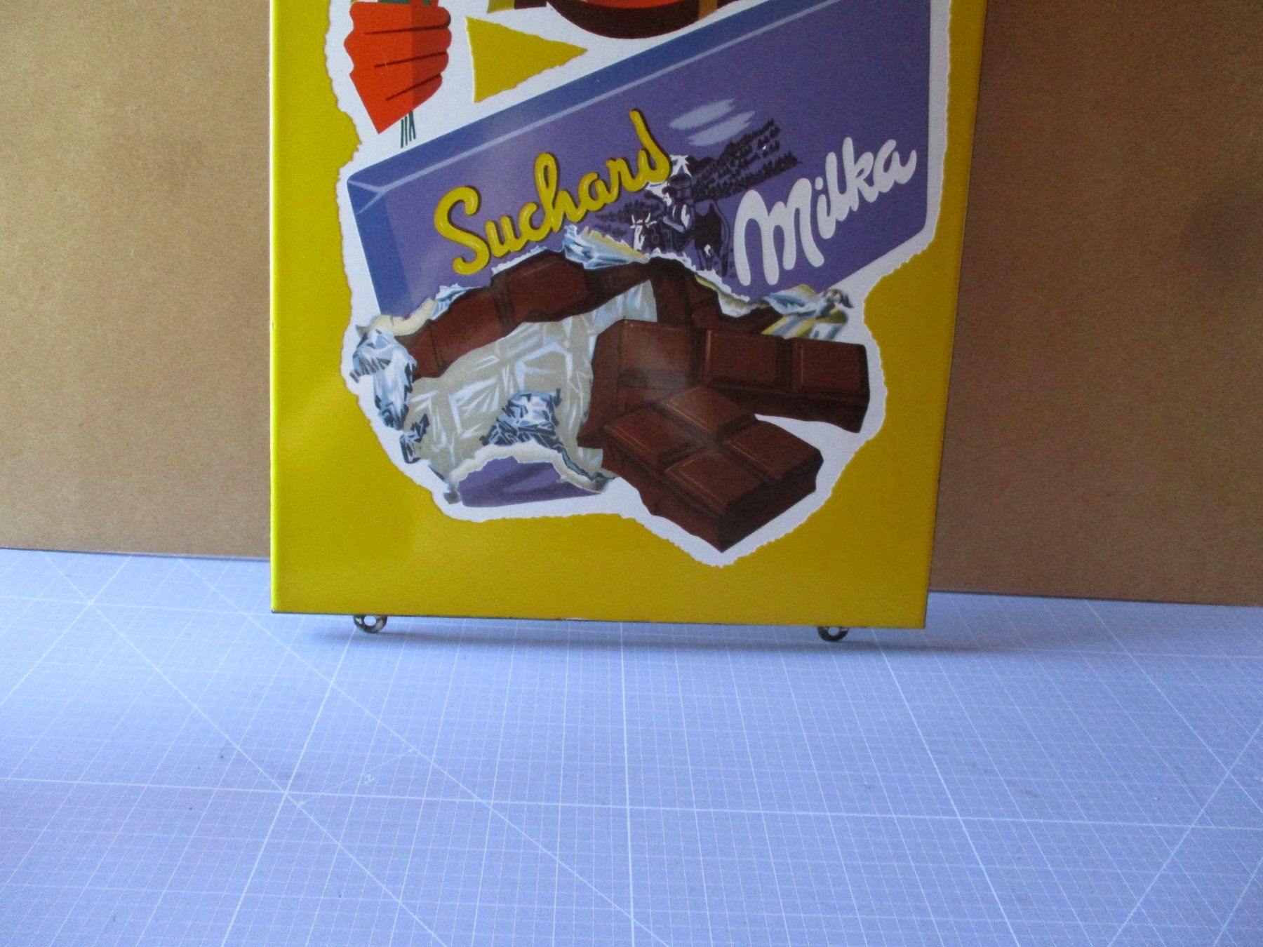 Suchard Schilder: Milka Suchard  Emailschild - ca. 47 x 30 cm – Gebraucht aus Ottikon Gossau ZH von  3