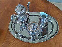 WMF service à thé en porcelaine et argent 