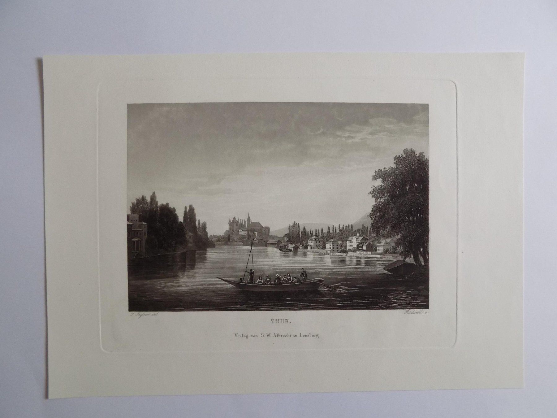 Gravures: Thun Aquatinta von Geisser – D'occasion à Risch par Antikfee