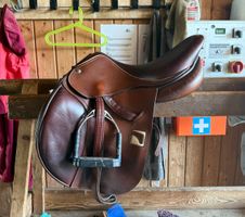 CHILDERIC Springsattel, Top Zustand, braun, 17 Zoll