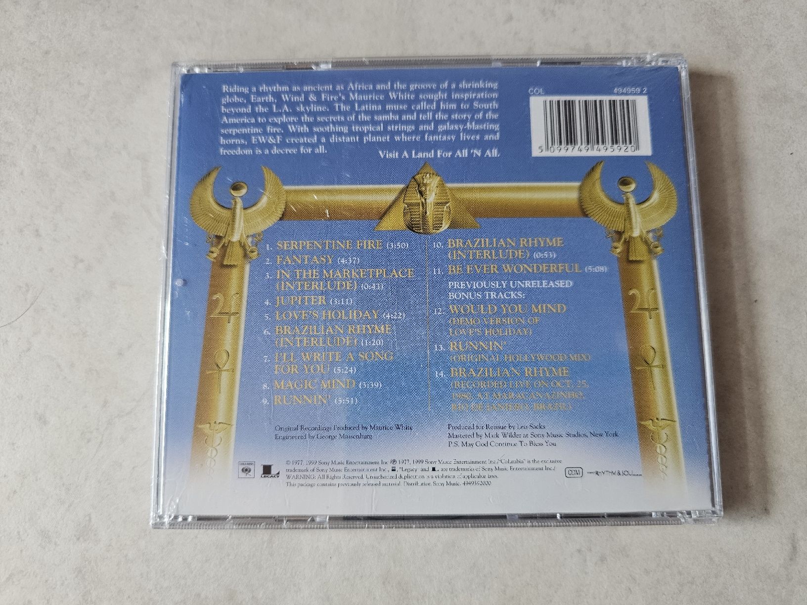 CD: Earth Wind & Fire  -  All 'N All  /  Fabrikneu – Nuovo e nell'imballaggio originale da Schneisingen venduto da backstore24 1