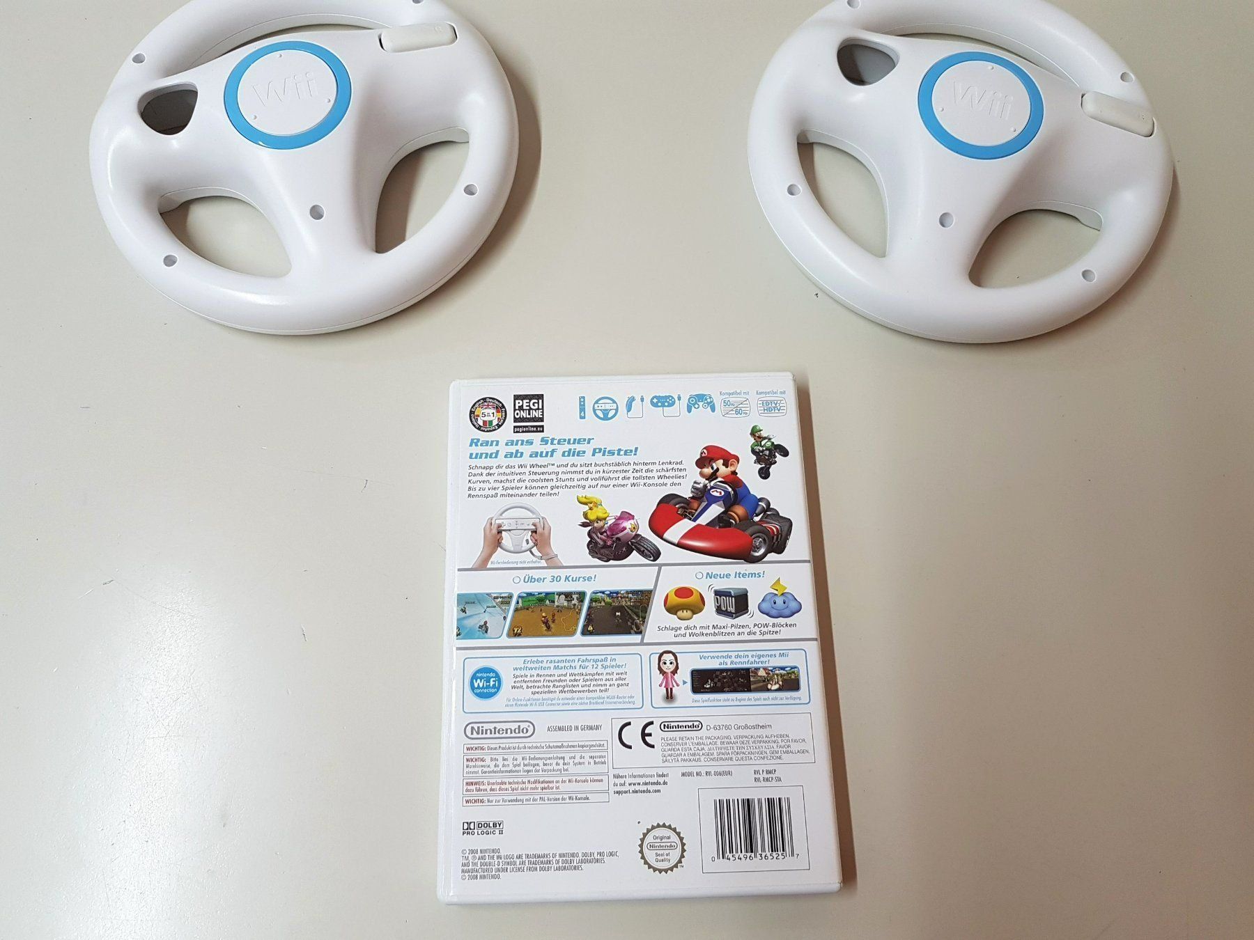 Nintendo Spiele: Mario Kart mit 2 Lenkrad Original Nintendo Wii Rennspass – Gebraucht aus Schüpfheim von Games_Spielkonsolen 1