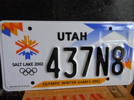 us nummer Utah Salt Lake City2002 OlympischeSpiele orig neu