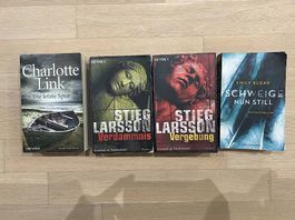 Romane Paket, 4 Bücher, Krimi & Thriller