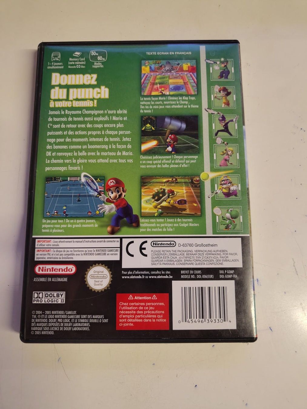 Nintendo Giochi: Jeu Gamecube - Mario Power Tennis – Usato da Saxon venduto da dan_drn5 1