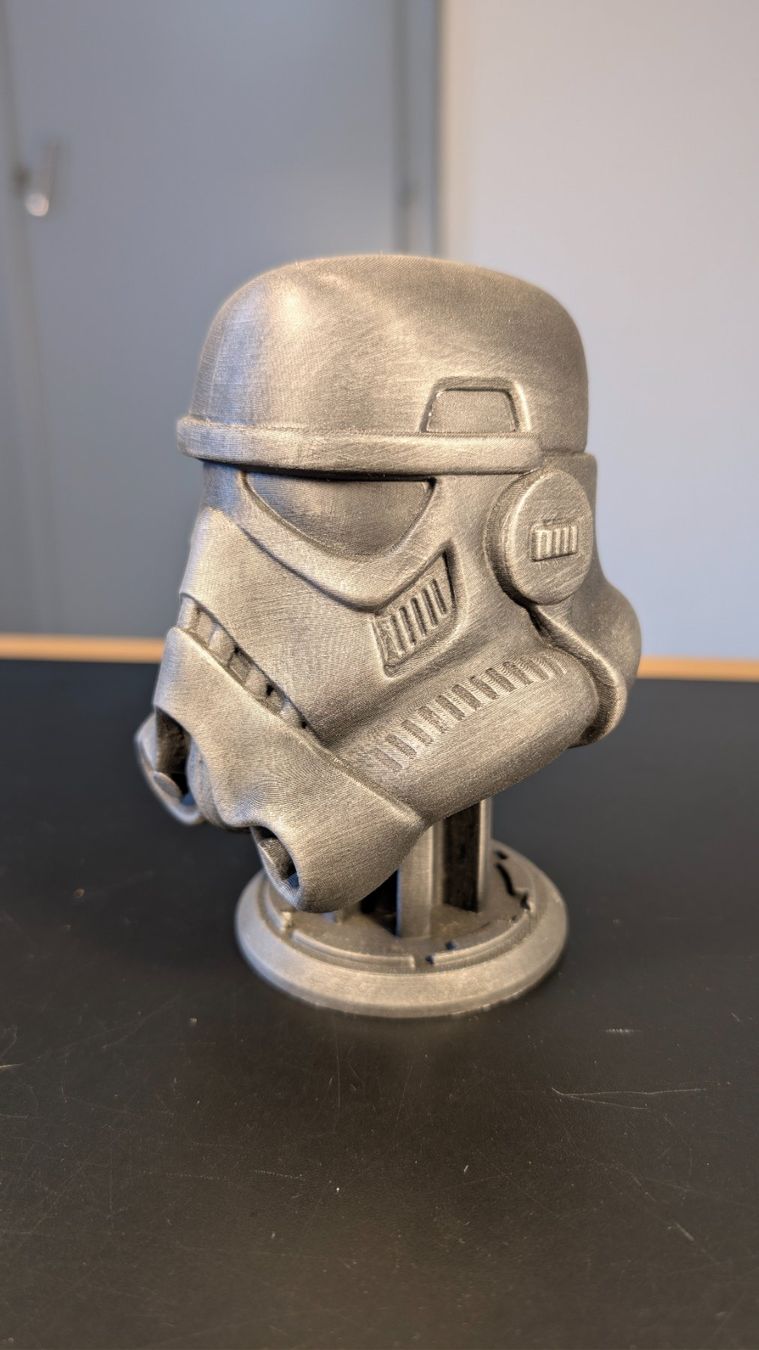 Statuette: Busto Stormtrooper Star Wars 3D dipinto a mano argento – Nuovo (secondo la descrizione) da Roveredo GR venduto da 3D_ZAGA 2