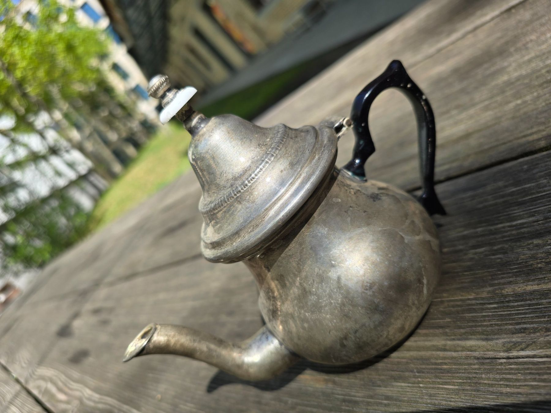Teekannen: Metall: Teekrug S-vintage – Gebraucht aus Romanshorn von Rachacha 3