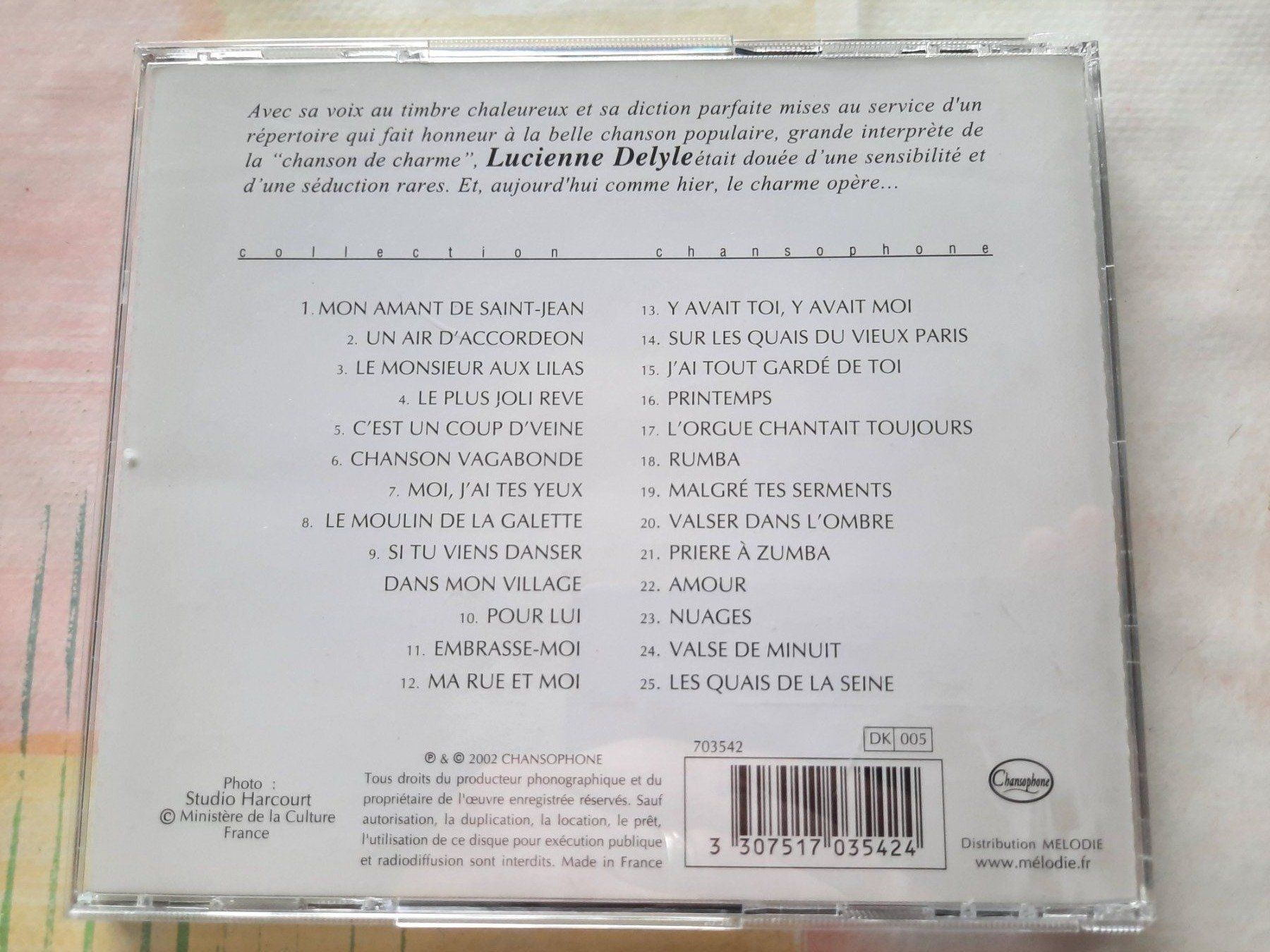 CDs: Cd Lucienne Delyle - Mon amant de Saint-Jean – Gebraucht aus Pully von bro_n52j 1