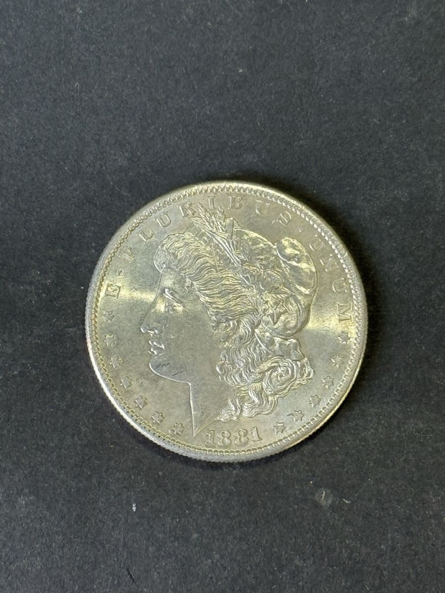 Alle Münzen: Morgan Dollar 1881 S Silber – Gebraucht aus Winterthur von YSCHU
