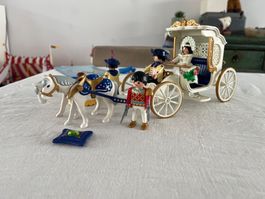 Playmobil Kutsche mit Figuren, guter Zustand