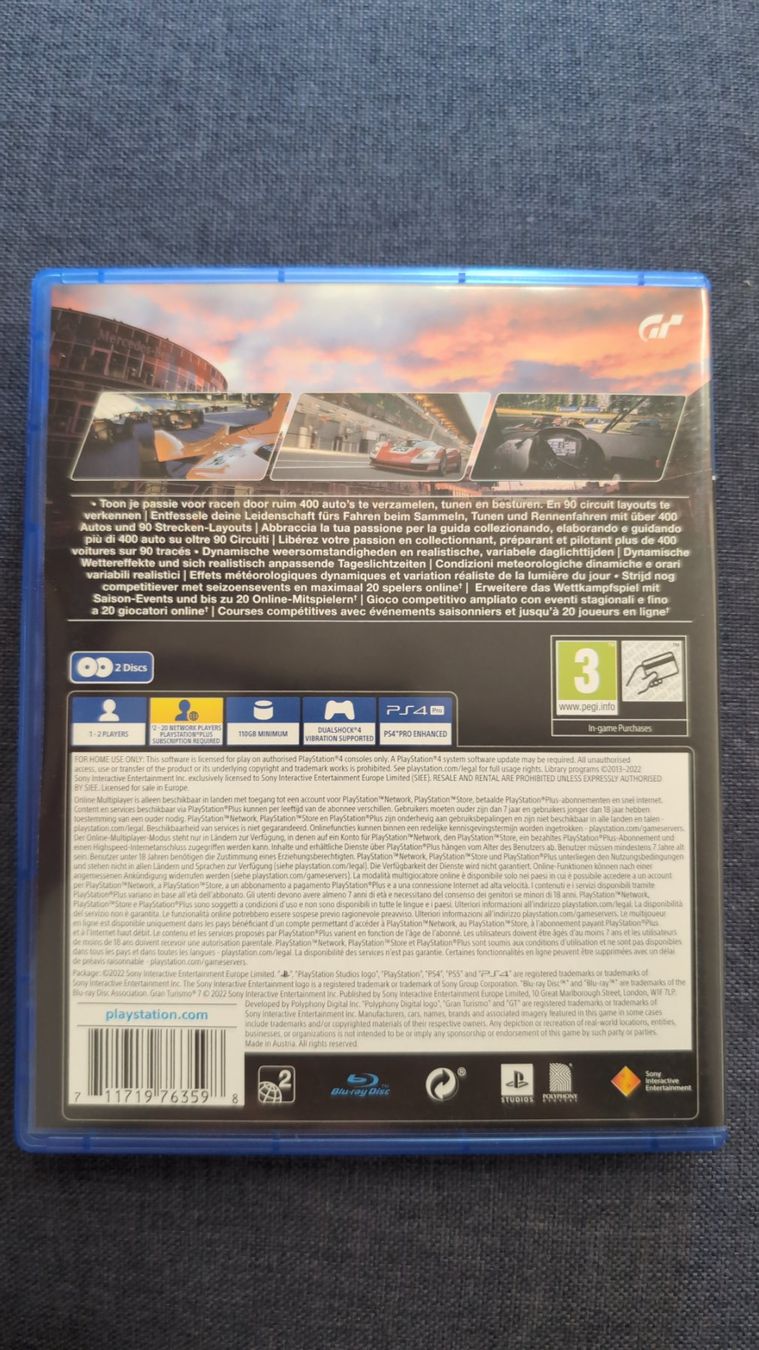 Jeux: Gran Turismo 7 PS4 – D'occasion à Zürich par man_8hdl 1