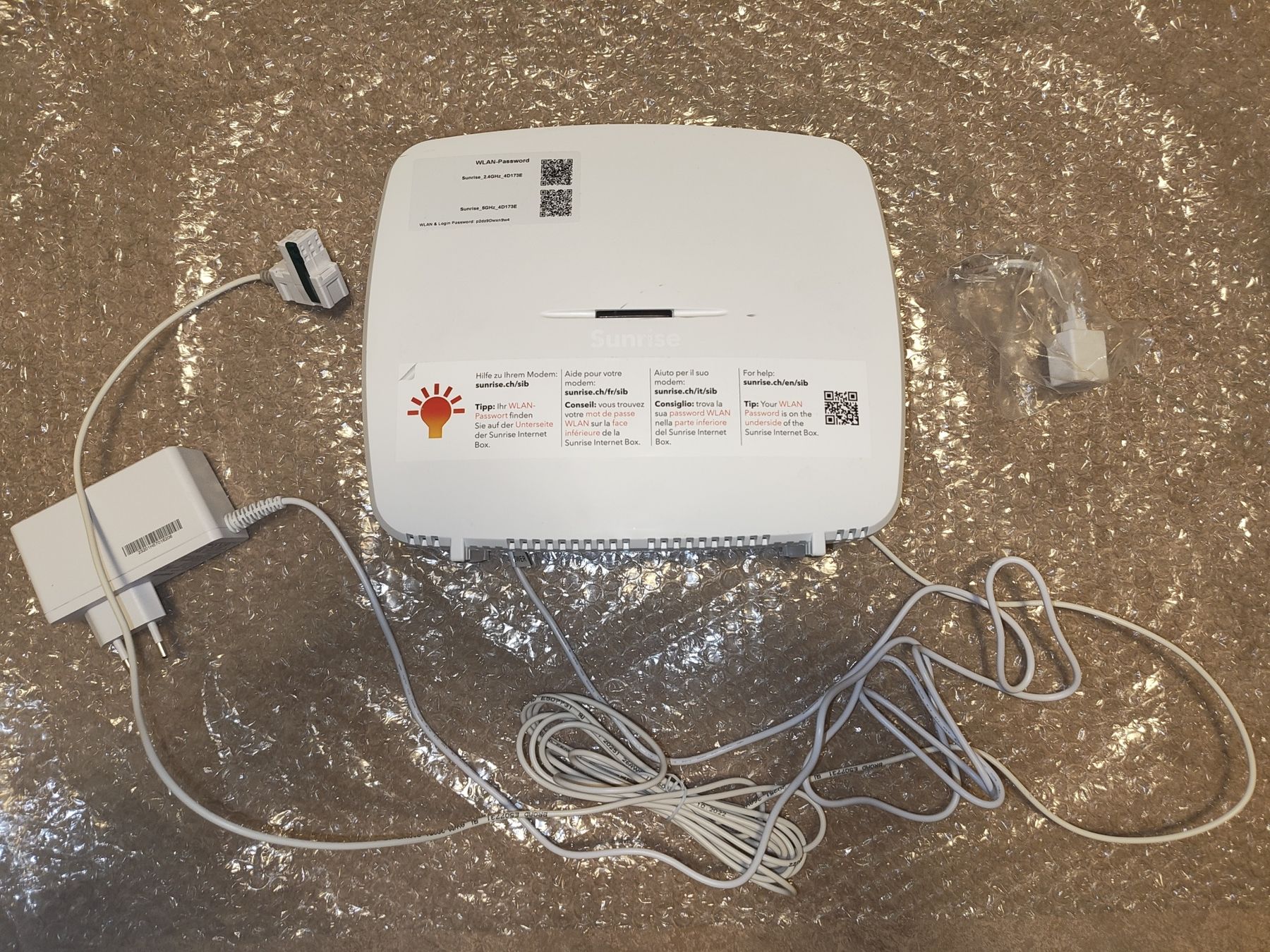 Sunrise Modem & Router: Sunrise Internet Box WLAN Router super Zustand – Usato da Schaffhausen venduto da _ALEJNA_