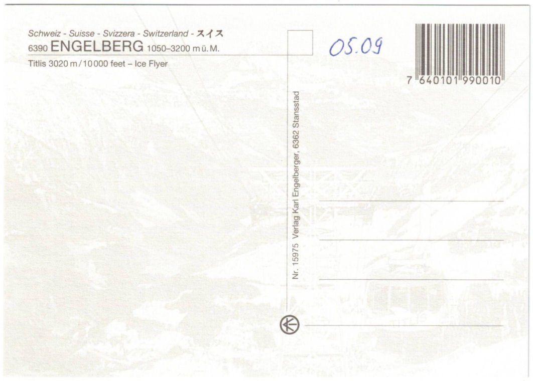 Cartes postales: Engelberg - 4 Bild AK Titlis – D'occasion à Binningen par Mountainrider 1