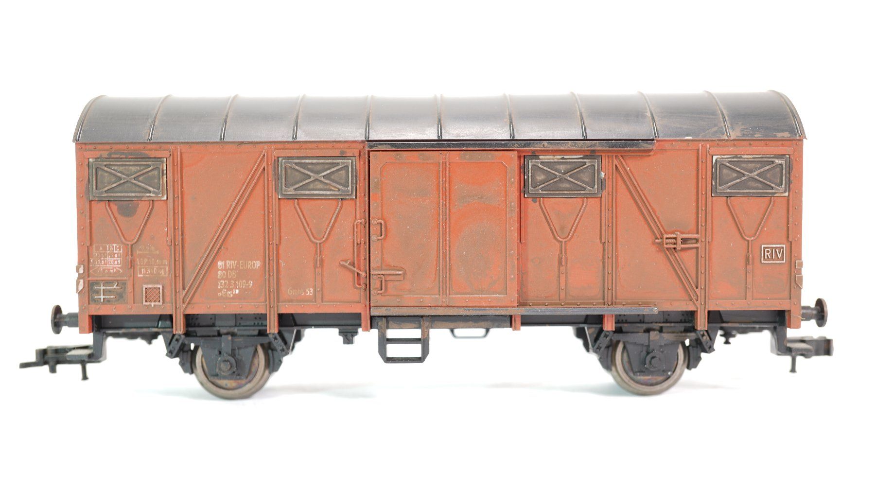 Fleischmann Modellini di ferrovie: e70 Fleischmann 5330 DB Güterwagen braun  | Spielware | 1452 – Usato da Thun venduto da evinka_gmbh 1