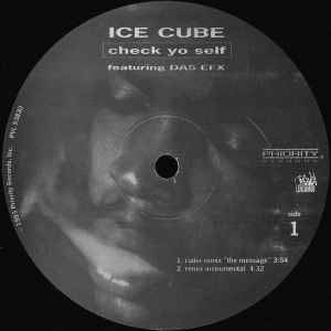 Dischi in vinile: Ice Cube Featuring Das EFX ‎– Check Yo Self 12" – Usato da Genève venduto da jim.k 2
