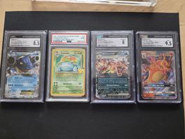 Sie bieten auf 4 grading Pokémon Card.