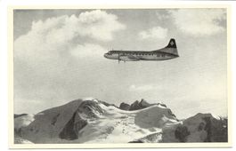 Aviatik - SWISSAIR - Flug über die Alpen - dat. 1951