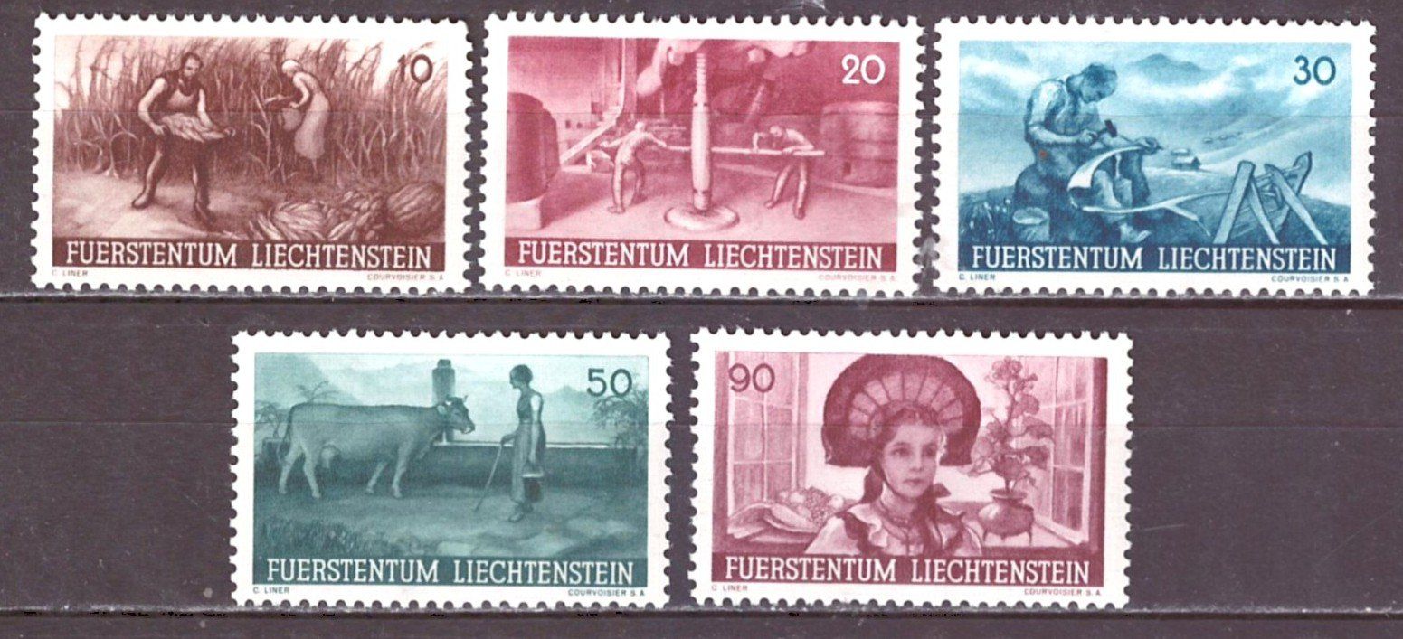 Tous les timbres: # 21 --- LIECHTENSTEIN POSTFRISCH – Neuf (Voir description) à Dübendorf par Piero2