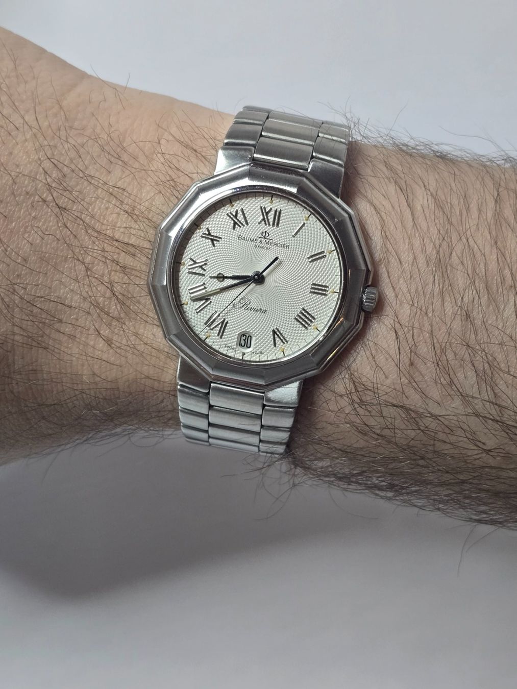 Baume & Mercier Orologi: Baume & Mercier Riviera, Top Zustand – Usato da Gampel venduto da Seilerwatches 5