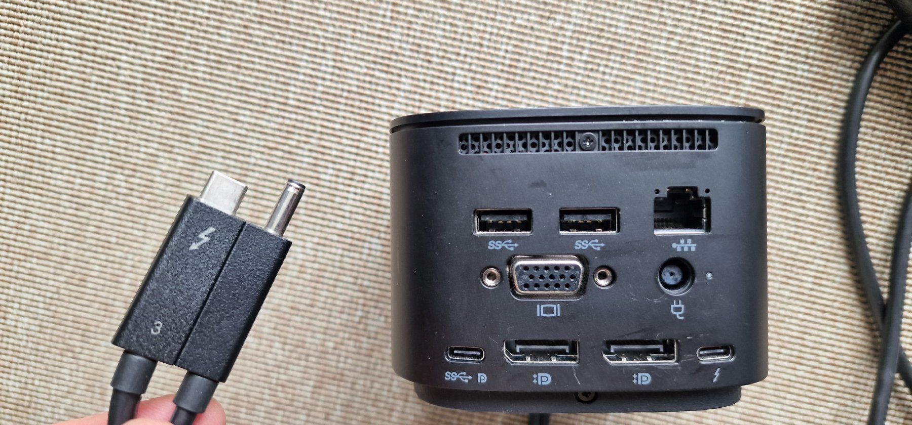 Hewlett Packard Docking station: HP thunderbolt dock g2 mit 230W Netzteil – Usato da Gerlafingen venduto da diotech 2